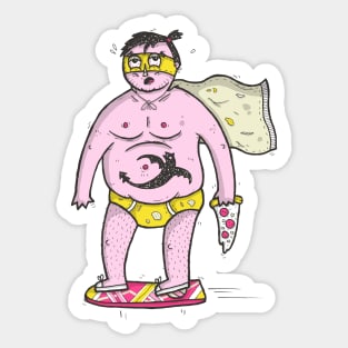 Retired superhero Sticker